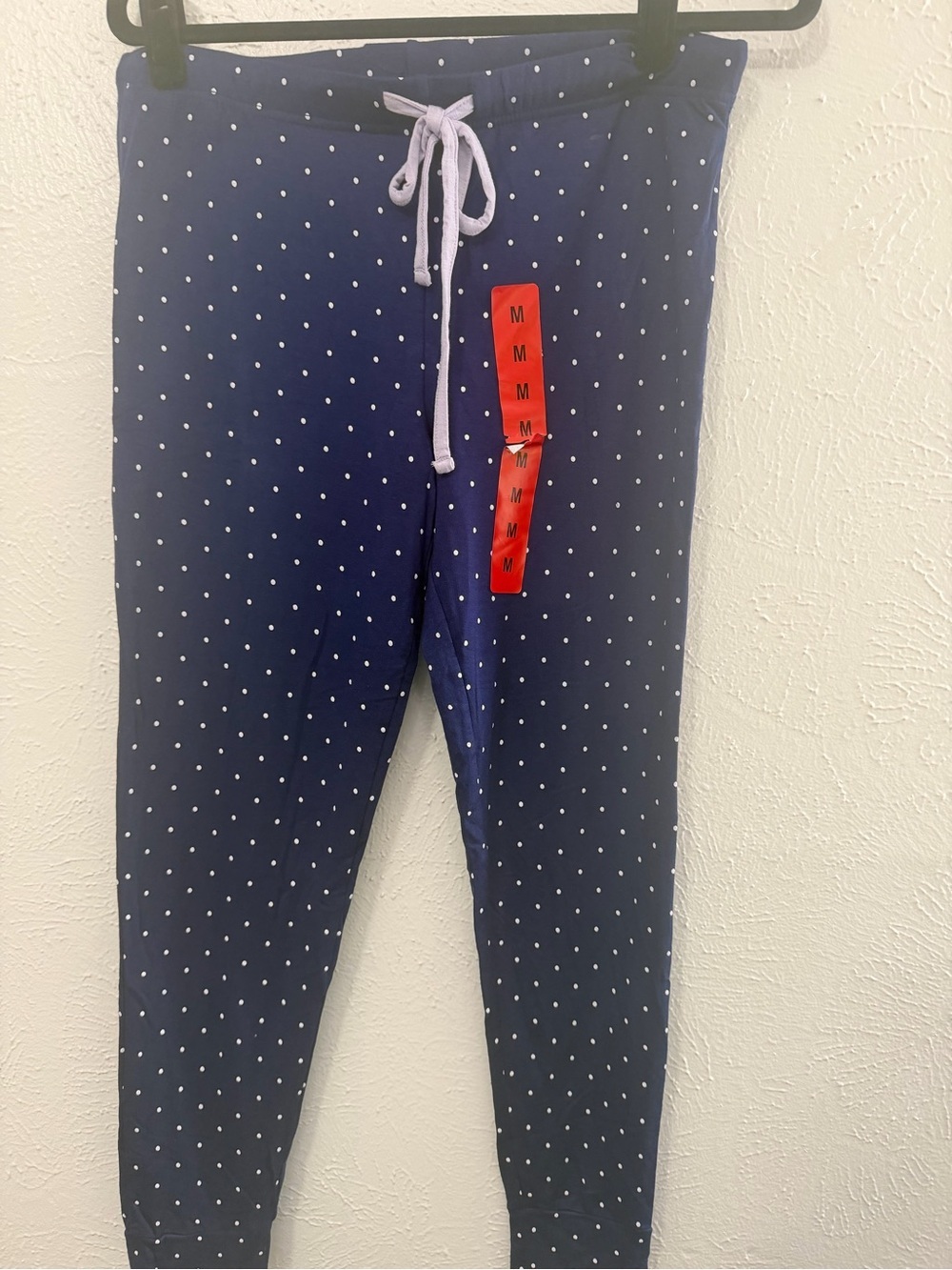 Pajama Set Women’s Size M Navy Polka Dot 2-Piece NWOT - Picture 4 of 13